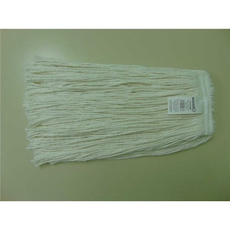 Renown 16 oz. 1 in. 4-Ply White Headband Rayon Cut End Mop Head, 6PK RM-30016HP